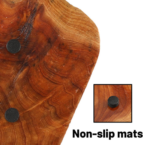 Wooden Cigar Ashtray Outdoor Indoor Cigar Ashtray And Great Gifts for Cigar Lovers, Smokers and Men Ash Tray Different Shapes and Random Delivery (2 Slots) (woods)