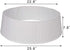 Blissun Christmas Tree Ring, Plastic Christmas Tree Collar, Christmas Tree Skirt for Artificial Christmas Trees Decoration (White)