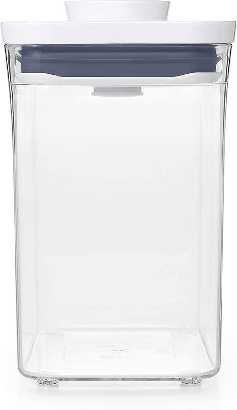 OXO Good Grips POP Container Airtight 1.7 Qt for Coffee and More Food Storage, Rectangle, Clear