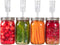 Jillmo Fermentation Kit, Stainless Steel Fermenting Kit for Wide Mouth Mason Jars (Jars Not Included)