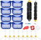 LOVECO Replacement Accessory Kit Compatible for iRobot Roomba 600 Series 694 692 690 680 660 650 & 500 Series 595 585 564, 8 Filter, 8 Side Brush,1 Bristle and Flexible Beater Brush,1 Cleaning Tool