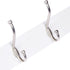 Amazon Basics Wall-Mounted Farmhouse Coat Rack, 5 Standard Hooks, White
