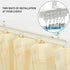 Ceiling Curtain Track, Curved Curtain Track Ceiling Mount Flexible Ceiling Track with Curtain Track System, Alloy Plastic Ceiling Track Room Divider For Bay Window Bunk Bed RV Curtain (3Meters White)