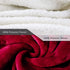 Newtion Oversized Blanket Sweatshirt, Wearable Blanket, Soft Warm Oversized Fleece Hoodie Blanket with Large Front Pocket, for Adults, Men, Women, Teens, Red