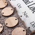 VORCOOL Family Birthday Hanging Plaque Board DIY Wooden Calendar Birthday Reminder Home Decor (1 Plaque/ 1 Rope/ 50 Round Discs)