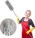 Webster Cobweb Duster, Feather Duster for Home, Extendable Dusters for Cleaning High Ceiling Fans, Hand Wall Duster, Long and Washable Dust Brush