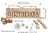 Birthday Wooden Calendar with 80pcs Round Discs for Family Wall Hanging, Anniversary Wood Reminder Board for Home Décor, DIY Gift for Grandma, Mom and Friends (Birthday)