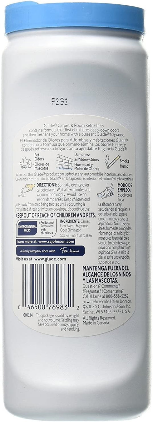 Glade Carpet and Room, Pet Clean Scent, 32 OZ (Pack of 2)