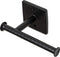 Monarch Abode 19133 Hand Hammered Bathroom Hardware, Toilet Paper Holder, Matte Black