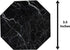Coaster Set of 6 Black Handmade Marble Coffee 3.5 Inches Star Coasters Set for Mug Glass Drinks - Ideal for Car and Outdoor Pot Mat Caddy Kitchen Cup Pad Coaster Sets
