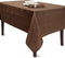 Benson Mills Solid Chagall Spillproof Fabric Tablecloth (60" x 104" Rectangular, Chocolate)