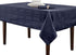 Benson Mills Solid Chagall Spillproof Fabric Tablecloth (60" x 140" Rectangular, Indigo)
