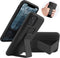 LAUDTEC Silicone Kickstand Case Compatible with iPhone 11 case Vertical and Horizontal Stand Hand Strap Metal Kickstand, Flexible Soft Liquid Silicone Stand Case for iPhone 11(Black)