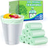 8 Gallon Trash Bags Biodegradeable Medium Garbage Bags, Extra Strong Trash-Can-Liner for Bathroom Kitchen Office (120 Counts, 30 Liter, Green)