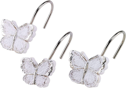 Avanti Linens Yara Collection, 12 pc Shower Hook Set, Multi