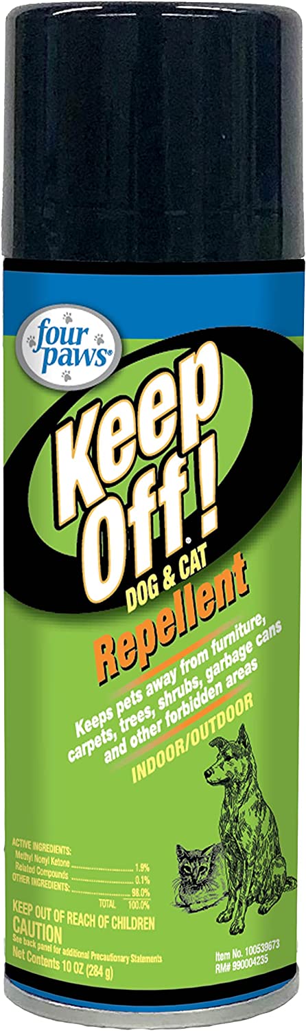 Four Paws Keep Off! Dog and Cat Repellent Outdoors & Indoors Spray