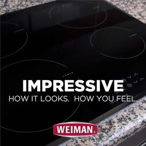 Weiman Cook Top Max Cleaner and Polish - 9 Ounce 2 Pack - Heavy Duty Cooktop Cleaner Removes Burnt On Food Use On Induction Ceramic Gas Portable Electric