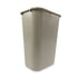 Rubbermaid Commercial Products Plastic Resin Deskside/Office/Home Wastebasket, 10 Gallon/41 Quart, Beige