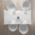 MSGUIDE Marble Placemats Set of 4 for Dining Table Washable Heat Resistant Kitchen Mats,12x18in