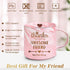 Friend Gifts for Women Sisters Her,12 OZ Funny Coffee Mug-Thanks FOR BEING AN AWESOME FRIEND,Christmas Stocking Stuffers for Friend Women,Birthday Valentines Day Gifts for Friends Teenage Girls