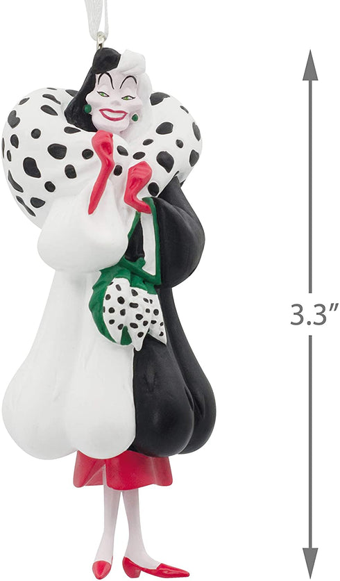 Hallmark Disney 101 Dalmatians Cruella De Vil Christmas Ornament