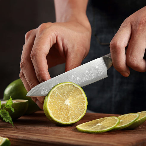 TooSharp Paring Knife for Cooking, Update Fit Non-stick Peel, Lightweight And Convenient, Easy To Control For Home Kitchen/ Restaurant/travel, Anti-rust And Healthy Handle, Good Helper For Cooking