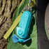 O2COOL Sport Misting Fan - Portable Pocket Size Battery Powered Cooling Fan With Carabiner Clip (Teal)
