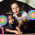 HFXXAD Flashing Light Up Windmill for Kids, 3 Pcs Spinning LED Music Colorful Windmill, Glow in The Dark Party Supplies, Kids Birthday Party Favors for Teens (Without Dry Battery)