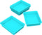 Storex Letter Size Flat Storage Tray Organizer Bin for Classroom, Office and Home, Teal, 5-Pack (62522U05C)
