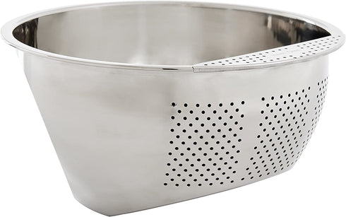 Helen's Asian Kitchen Rice Washing Bowl, 3-Quart, Stainless Steel