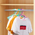 YUEANG Kids Hangers Plastic Baby Hangers for Closet€‚Infant Clothes Hangers for Toddler Junior Nursery€‚Children Hangers (Colorful, 40 PCS)