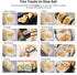HI NINGER Sushi Making Kit Deluxe Edition Heart Sushi Mold Complete Sushi Maker Kit 12PCS Home Sushi Mold Press with 8 Sushi Rice Roll Mold Shapes 1 Fork 1 Spatula 1 Sushi Knife DIY Home Sushi Tool