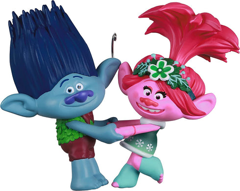 Hallmark Keepsake Christmas Ornament 2021, DreamWorks Animation Trolls Holiday in Harmony Poppy and Branch