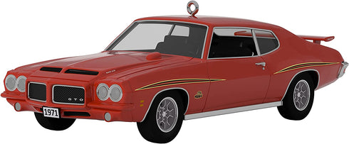 Hallmark Keepsake Christmas Ornament 2021, 1971 Pontiac GTO Judge Classic American Cars, Metal