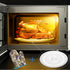 Microwave Glass Plate, 10-3/5" Microwave Turntable Tray Glass Plate Replacement, Compatible LG, Samsung, Kenmore, Hotpoint, Panasonic And GE.