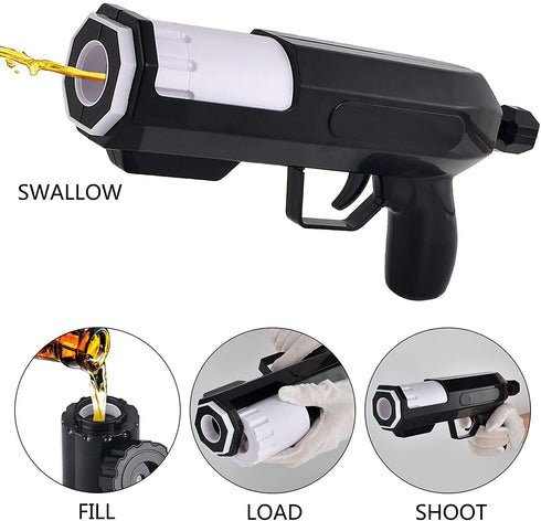 Alcohol Shot Gun, Bubbly Blaster Champagne Gun Shooter, Alcohol Gun Sprayer Alcohol Gifts for Epic Shot Party/ Bachelor Party - Load Your Favorite Alcohol, Aim, Shoot and Drink
