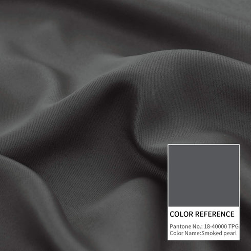 BGment Dark Grey Window Curtains for Bedroom - 38 x 45 Inch Thermal Rod Pocket and Back Tab Blackout Curtains for Kitchen/Window/Living Room, 2 Panels