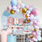 127Pcs Pastel Pink Blue Balloon Arch Garland Kit - Macaron Pink Blue Gold and Confetti Balloons for Birthday Baby Shower Gender Reveal Party Decorations