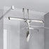 Simtive 10-Inch Shower Squeegee Set, Includes Shower Door Hook and Adhesive Hook, Squeegee for Shower Doors, Mirror and Window, Silver