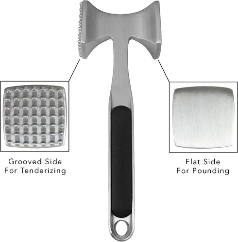 KitchenAid Gourmet Meat Tenderizer, One Size, Black