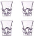 Premium Bourbon Glasses Set of 4 - Elegant Whiskey Glasses for Scotch, Single Malt - Old Fashioned Glass Set in Gift Box - Rocks Whisky Tumblers for Cocktails - Home Bar Glassware Tumbler Set