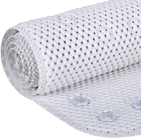 Duck Brand Softex Shower Mat, Machine Washable, 21 x 21-Inch, White, 285154