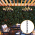 PEESIN Black Pendant Light Fixture Chain, 6 feet Lighting Hanging Chain, Pendant Lamp Fixture Chain Extension with Connection Locks, Heavy Duty Lighting Chain Replacement for Chandelier, Plants, 50 BL