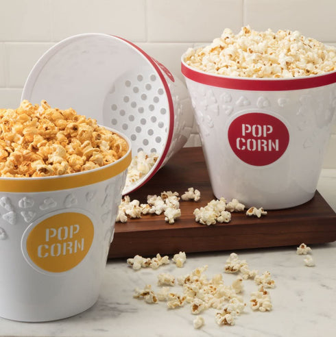 Hutzler Popcorn Bucket, Red Large