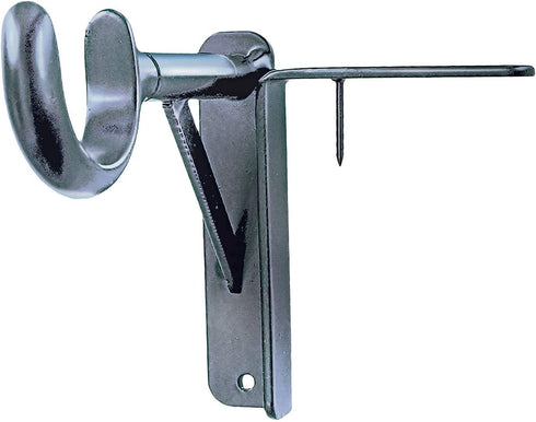 Spark Innovators Silver Tap Bracket - Easy Install No Drill Curtain Rod Brackets - As Seen on TV - Set of 2