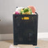 Tstorage Plastic Collapsible Storage Laundry Baskets, Foldable Laundry Hampers, 2 Packs
