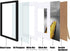 12x12 Picture Frames Black Solid Wood Display Pictures 10x10 or 8x8 with Mat or 12x12 without Mat - 12x12 Inch Square Photo Frames with 2 Mats for Wall or Tabletop Mount, 1 Pack