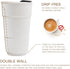 UDMG Ceramic Double Wall Insulated Travel Coffee Cup with Slider Lid, Silicone Sleeve & Built-In Coaster, 10 fl.oz (Coffee)