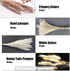 Pampas Grass 80 pcs 17.5 inch Natural Dried Pampas Grass - 15Pcs White Pampas & 15Pcs Brown Pampas & 30Pcs Reed Grass & 20Pcs Bunny Tail Grass,Fluffy stem Bouquet for Home Decor Wedding Boho Decor