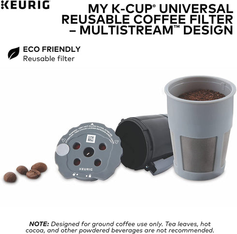 Keurig My K-Cup Universal Reusable Filter MultiStream Technology - Gray